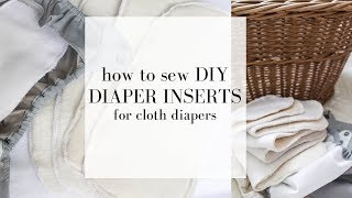 DIY Cloth Diaper Inserts [upl. by Stevenson]