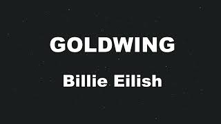 Karaoke♬ GOLDWING  Billie Eilish 【No Guide Melody】 Instrumental [upl. by Aihcila678]