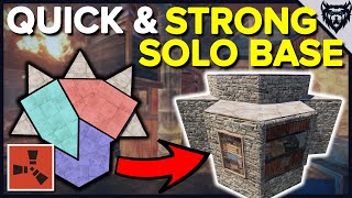 RUST Base Design 2020  Strong amp Easy Solo Base Rust Base Building [upl. by Ellemaj550]