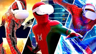 THE BEST SPIDERMAN VR GAMES Oculus Quest 2  PCVR [upl. by Tavia870]