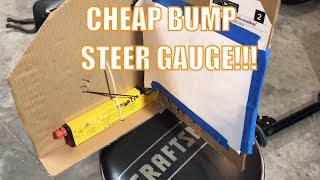 Check Bump Steer  CHEAP Home Made Gauge [upl. by Uzzial]