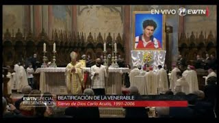 Misa Beatificación Carlo Acutis 🔴En Vivo [upl. by Fein588]