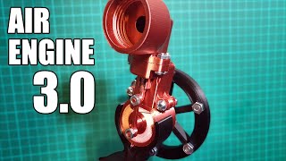 Compressed Air Piston Engine V3 3D Printed [upl. by Ermine365]