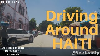 Driving around Haiti E11 CroixDesBouquets to Mirebalais [upl. by Yelyr124]