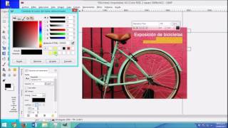 Cómo hacer un cartel en GIMP [upl. by Notlrac421]