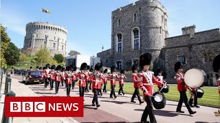 Prince Philip funeral How the day unfolded  BBC News [upl. by Haodnanehs315]