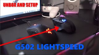 LOGITECH G502 LIGHTSPEED UNBOXING AND SETUP [upl. by Ivana]