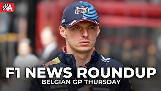 F1 Belgian Grand Prix  News from the Paddock [upl. by Eselahc]