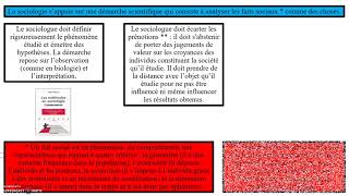 Introduction  questce que la sociologie  présentation rapide [upl. by Odlanier]