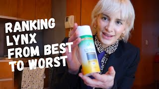 Ranking Lynx Deodorant From Best To Worst [upl. by Akieluz665]