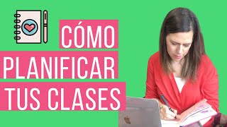 LA PLANIFICACIÓN DE CLASES 📕 ideas para formadores 💡 [upl. by Balough]