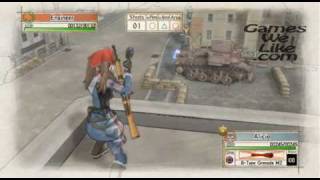 Valkyria Chronicles Gameplay Sample [upl. by Aicilra]