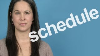 How to Pronounce Schedule  American English [upl. by Inava]