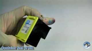 Inside HP 110 TriColour Ink Cartridge CB304AE [upl. by Sivraj]