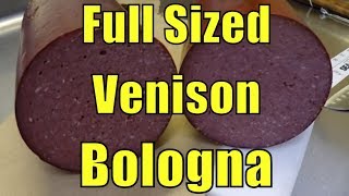 Venison Bologna FULL SIZED in the MES [upl. by Morey245]