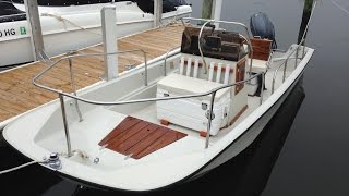 1985 Metan Boston Whaler Montauk 17 Restoration [upl. by Hahnert549]