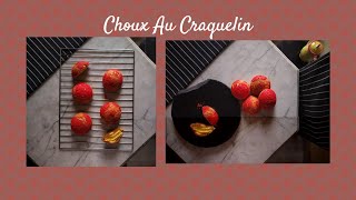 How I make my Choux Au Craquelin Choux pastry buns Cream puffs [upl. by Arukas]