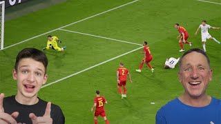 BELGIUM 12 ITALY REACTION  EURO 2020 [upl. by Norrad605]