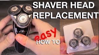 PHILIPS NORELCO SHAVER HEAD REPLACEMENT  HOW TO 4K [upl. by Rudwik765]