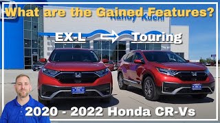 Honda CRV EXL vs Honda CRV Touring 2020  2022 [upl. by Giwdul]