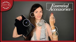 10 essential accessories  CAPSULE WARDROBE GUIDE  Justine Leconte [upl. by Russian]