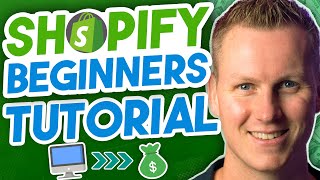 Shopify Tutorial For Beginners  Create A Webshop From Scratch [upl. by Calder]