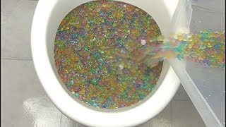 Will it Flush  Orbeez Water Balls 5 Minute Crafts Experiment [upl. by Zusman]