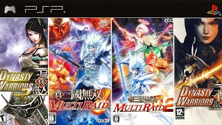 Dynasty Warriors Games for PSP [upl. by Eob]