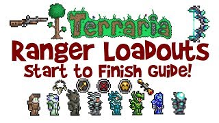 Best Terraria Ranger Loadout Guide Class Weapons Armor amp Accessories [upl. by Atikam400]