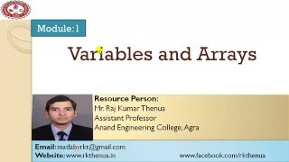 Lecture6 MATLAB Variables and Arrays HindiUrdu [upl. by Zamir524]