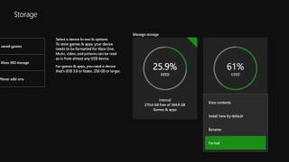 Xbox One S How To Delete Format External Drive [upl. by Ainel]