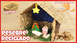 PESEBRE RECICLADO  ¡¡¡¡ MATERIALES QUE NO TE IMAGINAS  DIY [upl. by Albie]