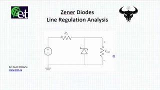 Zener Diodes  Line Regulation Example [upl. by Eedolem67]