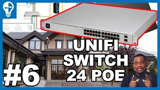 6 Installation of the UniFi Switch 24 PoE for My Home Network  UniFi Network  USW 24 POE [upl. by Tifanie]