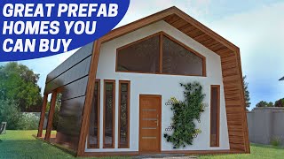 7 Great PREFAB HOMES 1 some affordable [upl. by Nashom251]