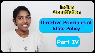 Directive Principles of State Policy  Indian Constitution [upl. by Airad]