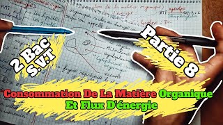 🔥🔥 Consommation De La Matière Organique Et Flux dénergie 🔻 Partie 8 🔻 2 Bac BIOF SVT 🔻1èr chapitre🔻 [upl. by Beller]