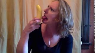 Woman Eats Banana Part 1 [upl. by Jonathon]