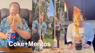 TikTok Mentos and Coke Challenges Gone Wrong [upl. by Cookie]