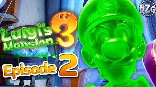 Gooigi Chambrea Boss  Luigis Mansion 3 Gameplay Walkthrough Part 2 [upl. by Aihsekat23]