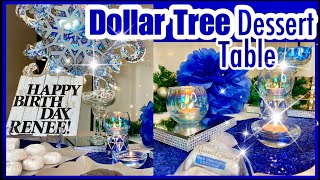 EASY DIY DOLLAR TREE DESSERT TABLE [upl. by Ridinger]