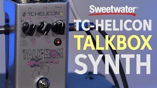 TCHelicon Talkbox Synth Pedal Demo [upl. by Rahs]