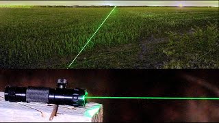 🔥 2021 Review  Pinty Green Laser Sight Unboxing and Night Samples [upl. by Junina]