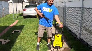 Stanley 2150 PSI Pressure washer unboxing and review [upl. by Socram]