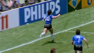 Valdano sobre el gol del siglo de Maradona en el Mundial 86 [upl. by Yanehc833]