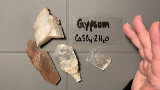 Minerals  Sulfates  Gypsum [upl. by Rebecca]