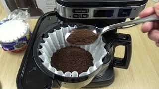 Hamilton Beach Easy Access Coffeemaker  How to use Demo [upl. by Notxarb150]