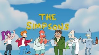 Futurama References in The Simpsons UPDATED [upl. by Cheslie]