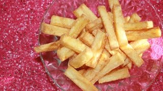 Pommes Frites selbstgemacht in der Pfanne [upl. by Keverian]