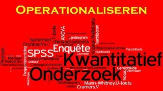 Kwantitatief Onderzoek 02 Enquêteren  Operationaliseren [upl. by Chiou]